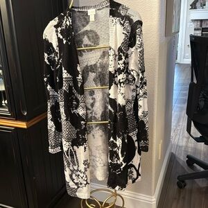 Chico's sweater duster size 1